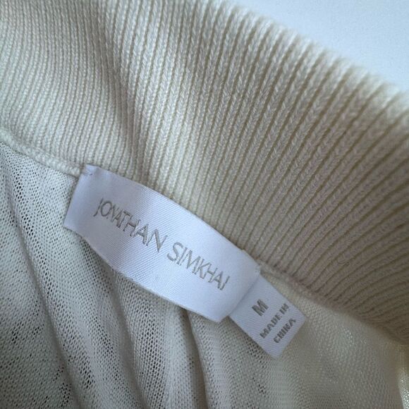 Jonathan Simkhai crochet wide-leg pants, size medium - Picture 3 of 4